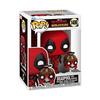 Funko Pop! Figura de Vinyl Marvel Deadpool& Wolverine: Deadpool with Headpool - 1400