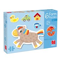 Puzzle Habitat - 6 Puzzles com 2 Peças - Jumbo Goula | Diset
