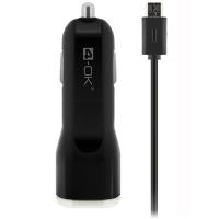 4-OK Carregador Isqueiro USB + Cabo Micro USB