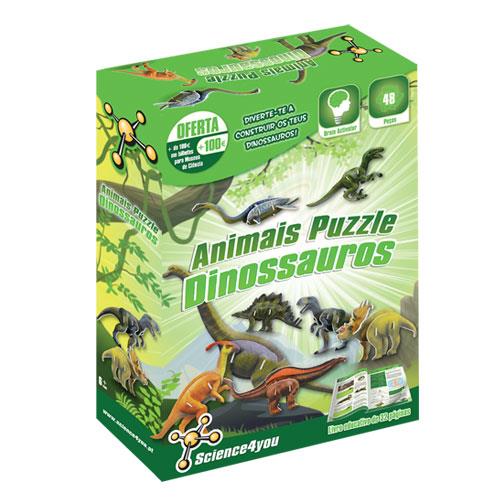 National Geographic - Puzzle 3D de dinossauros, brinquedos e jogos