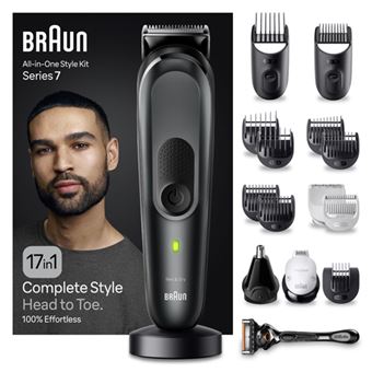 Braun Series 7 HC7390 aparador de cabelo 17 opções de comprimento