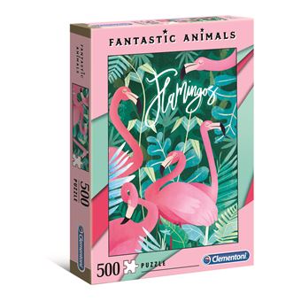Puzzle Flamingo - 500 Peças - Clementoni