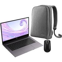 Pack Fnac Computador Portátil Huawei MateBook D 14 | AMD Ryzen 5 + Mochila Huawei + Rato Huawei + Escola Virtual 1 Ano