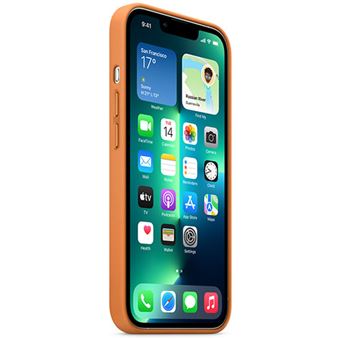 Apple Capa Magsafe iphone 13 Pro Max Pele Brown Gold