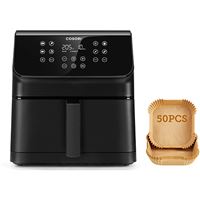 Fritadeira sem Óleo AirFryer Cosori 6.2L - Preto
