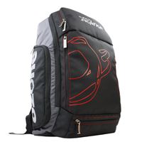 Ozone ROVER mochila Policloreto de polivinila, Nylon Preto, Vermelho