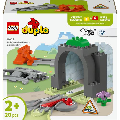 LEGO DUPLO Town 10425 - Set de Expansão de Túnel e Carris para Comboio