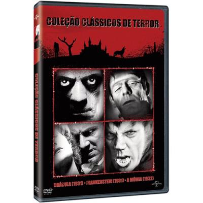 Coleção Clássicos de Terror - 3 Filmes (DVD) - Tod Browning - James Whale -  Karl Freund - Bela Lugosi - Colin Clive - DVD Zona 2 - Compra filmes e DVD  na