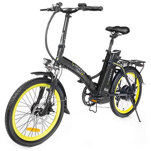 Bicicleta Elétrica Argento Bike Piuma S+ Preto 25 km/h