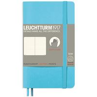 Caderno Pontilhado Leuchtturm Soft Bolso Azul Gelo