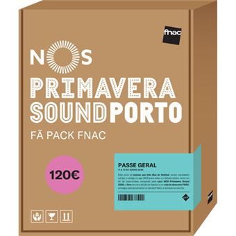 Fã Pack FNAC Nos Primavera Sound 2020 – Passe Geral | Preço: 120€ Pack + 8.85€ Custos de Operação