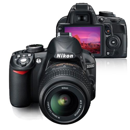 Nikon D3100 + AF-S DX 18-55mm f/3.5-5.6GII + Estojo + Tripé +