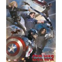 MINI POSTER CAPITAO AMERICA-GUERRA