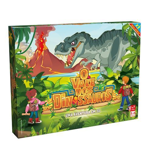 Jogo O Vale dos Dinossauros - Aventura em 3D - Majora