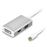 Hub Mini DisplayPort Macally MD 3 em 1 - 4K_0