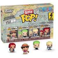 Funko Bitty Pop! Figura de Vinyl One Piece: Luffy - Pack de 4 Unidades | Hipótese de Chase