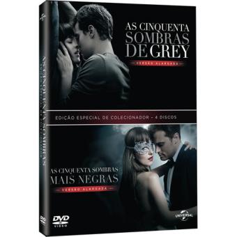 Pack As Cinquenta Sombras de Grey + As Cinquentas Sombras Mais Negras - Edição Especial Digibook - DVD