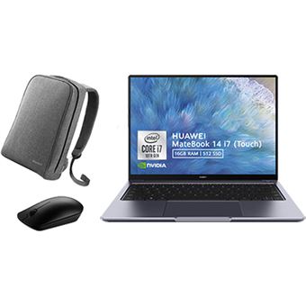 Pack Computador Portátil Huawei MateBook 14 | i7-10510U + Mochila Huawei + Rato Huawei