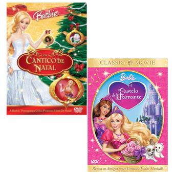 Pack Barbie em Cântico de Natal + Barbie e o Castelo de Diamante - - Compra  filmes e DVD na 