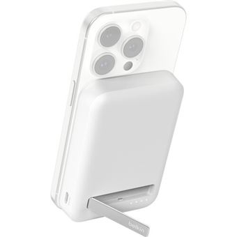 Powerbank Magnético Belkin BPD007btWH Qi2 15W 8000mAh - Branco - 1