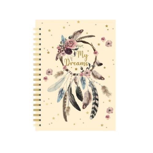 Caderno Pautado Book for Less Espiral A5 - Dream Catcher