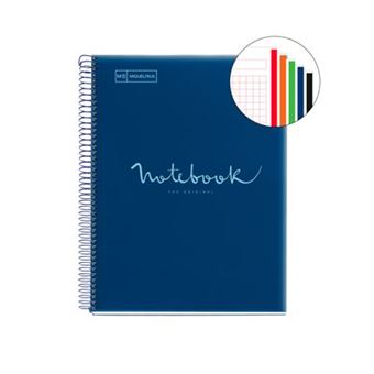 Notebook Pautado Miquelrius NB5, 120 Folhas - A5 Azul Navy