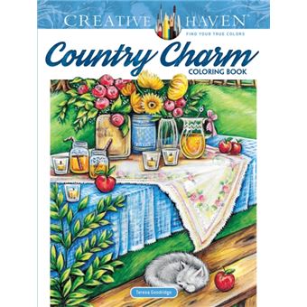 Creative Haven Country Charm Coloring Book - 1