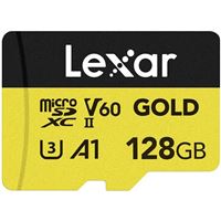 Cartão de Memória MicroSDXC Lexar Gold - 128GB