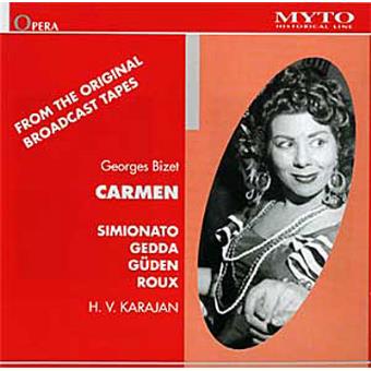 Bizet, Bizet, GEDDA, VON KARAJAN,HERBERT, ORQUESTRA SINFONICA DE VIENA, Vários, GUDEN, ROUX, SIMIONATO - 1