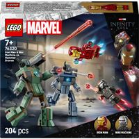 LEGO® Super Heroes 76320 - Iron Man e Máquina de Guerra Contra Drones Hammer