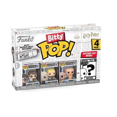 Funko Bitty Pop! Harry Potter: Harry In Robe with Scarf - Pack de 4