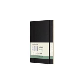 Agenda Semanal 18 Meses 2020-2021 Moleskine Grande Soft