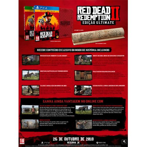 Red Dead Redemption 2 Ultimate Edition - PS4 - Game Games - Loja