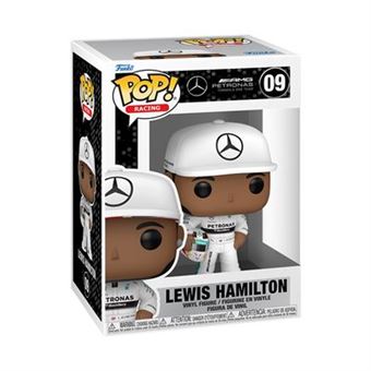 Funko Pop! Racing Figura de Vinyl Fórmula 1: Lewis Hamilton with Helmet - 09 - 1