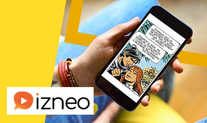 Offre Izneo : 1€/mois pendant 3 mois avec la carte Fnac