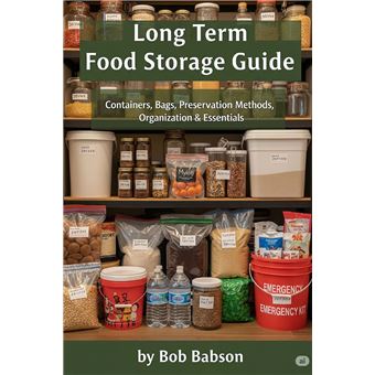 Long Term Food Storage Guide: Containers, Bags, Preservation Methods, Organization & Essentials - 1
