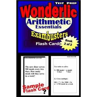 Wonderlic Test Prep Arithmetic Review--Exambusters Flash Cards--Workbook 2 of 3 - 1