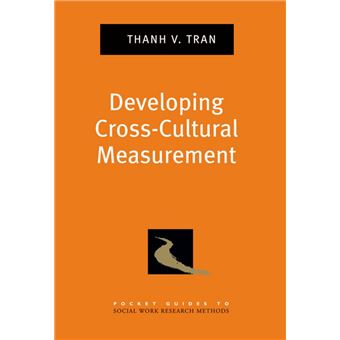 Developing Cross-Cultural Measurement - 1