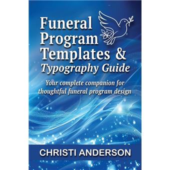 Funeral Program Templates & Typography Guide - 1