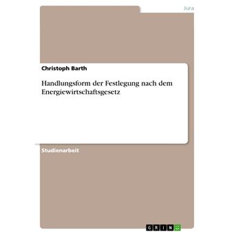 Handlungsform der Festlegung nach dem Energiewirtschaftsgesetz - 1