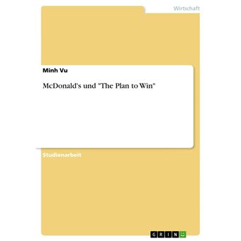 McDonald's und "The Plan to Win" - 1