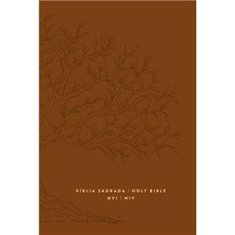 Bíblia Bilíngue NVI/NIV, Português/Inglês, Caramelo, Leitura Perfeita - 1