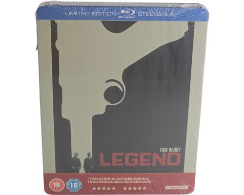 Legend SteelBook Blu-ray UK Zone B VO Atmos Débossé Édition limitée Tom Hardy