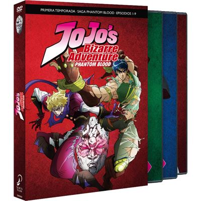 JoJo no kimyô-na bôken Saison 1 Partie 1. Phantom Blood, épisodes 1 à 9 / Jojo's Bizarre Adventure Temporada 1 Parte 1. Phantom Blood Episodios 1 A 9 (DVD)