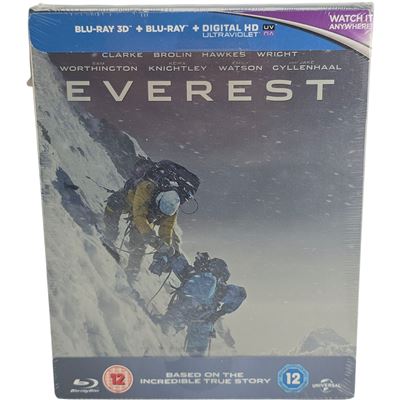 Everest SteelBook Blu-ray 3D + Blu-ray 2016 Jason Clarke, Josh Brolin Zone Libre