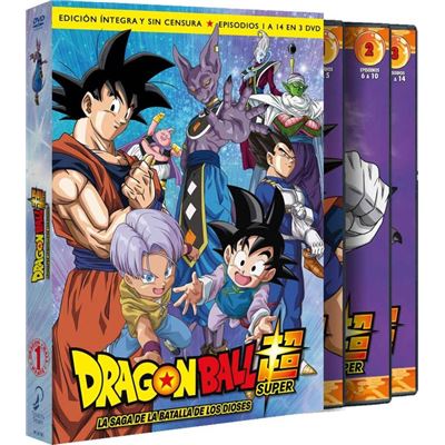 Dragon Ball Super Box 1. La Saga de la Bataille des Dieux Épisodes 1 à 14 / Dragon Ball Super. Box 1. La Saga De La Batalla De Los Dioses Episodios 1 A 14 (DVD)
