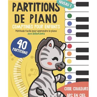 120 Partitions de Piano pour Débutants: Chansons classiques et populaires faciles avec tutoriel