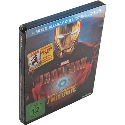Iron Man 1.2.3 Trilogie Blu-ray SteelBook Edition Collector Limitée 2014 Libre