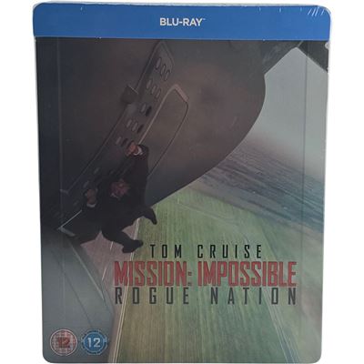 Mission Impossible Rogue Nation Blu-ray SteelBook Débossé Tom Cruise Zavvi Libre