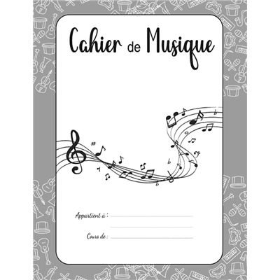 Cahier De Musique A4 - 100 Pages Portées Seyes Pour Notations Et Solfège - Grand Format
